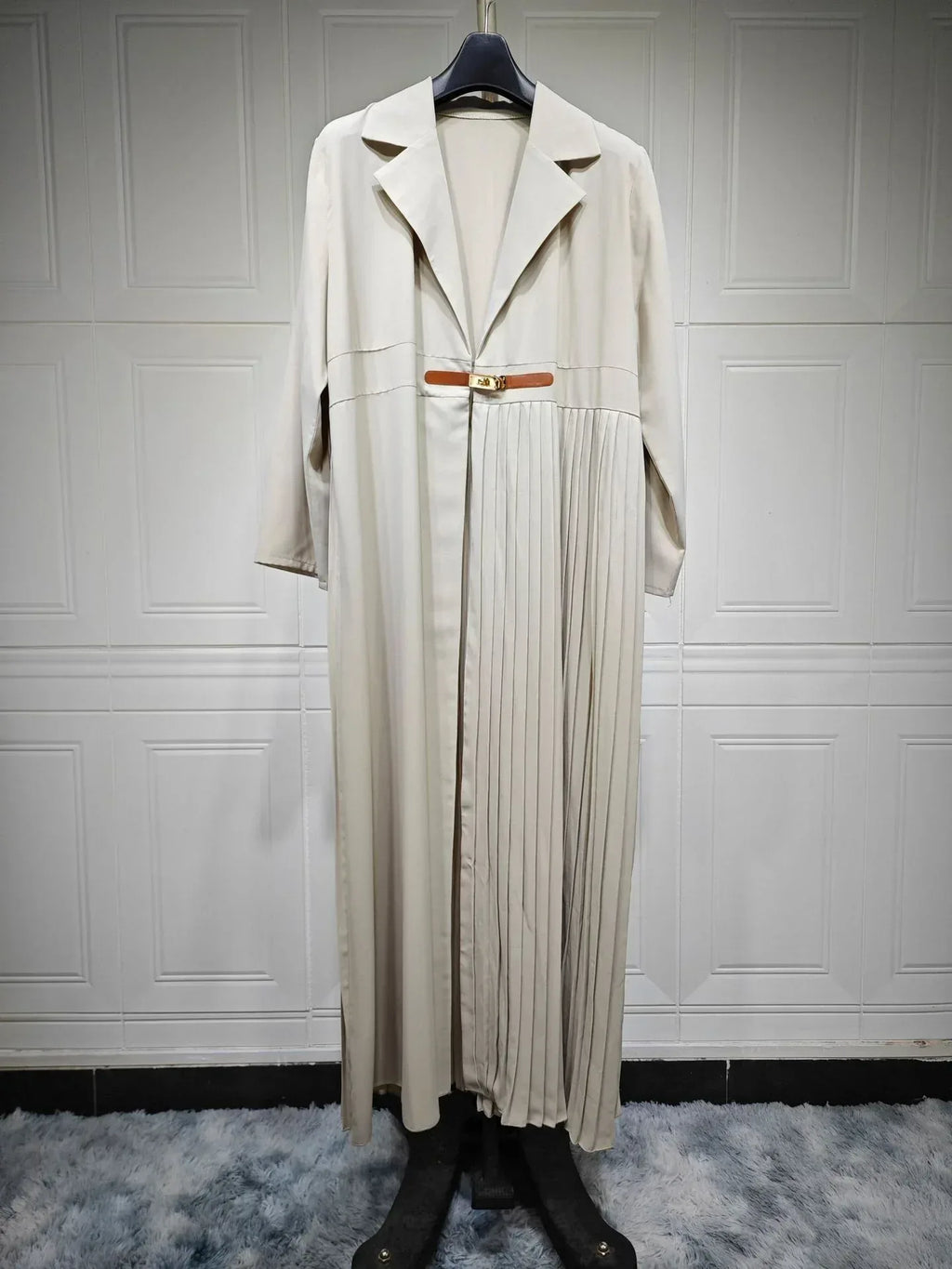Cardigan Robe Pleated Pleated Coat Muslim Arab Clothing - DanaFashionstore