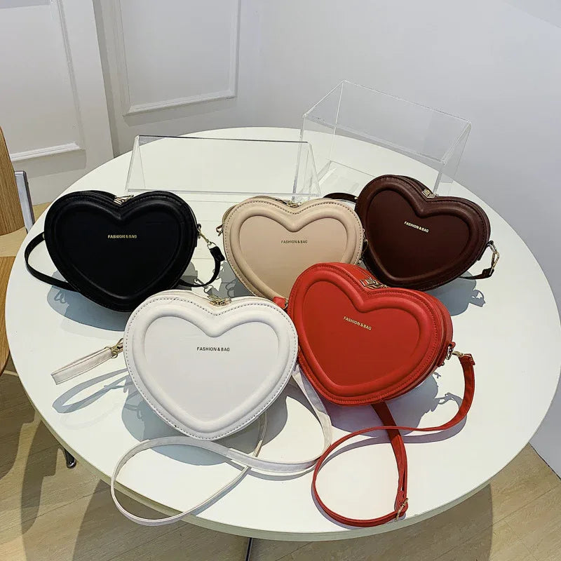 Fashion Heart Shaped Shoulder Messenger Bag - DanaFashionstore