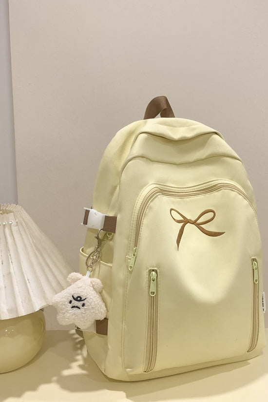 Large Capacity Girl Bow Backpack With College Style - Dana Fashion