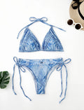 Women's Denim Two-piece Suit Bikini Swimsuit - DanaFashionstore