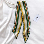 Narrow Long Strip Small Silk Scarf Women Fashion Leopard Pattern - DanaFashionstore