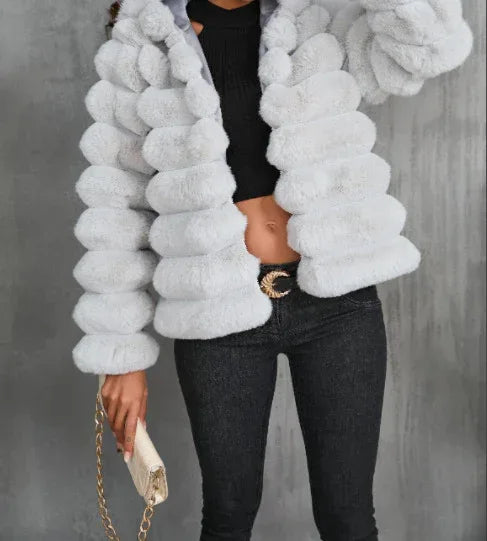 Autumn Winter Imitation Fur Coat 2026 - Short Women's Jacket - DanaFashionstore