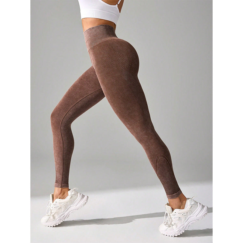 Chemical Fiber High Waist Long Yoga Pants Female - Dana Fashion