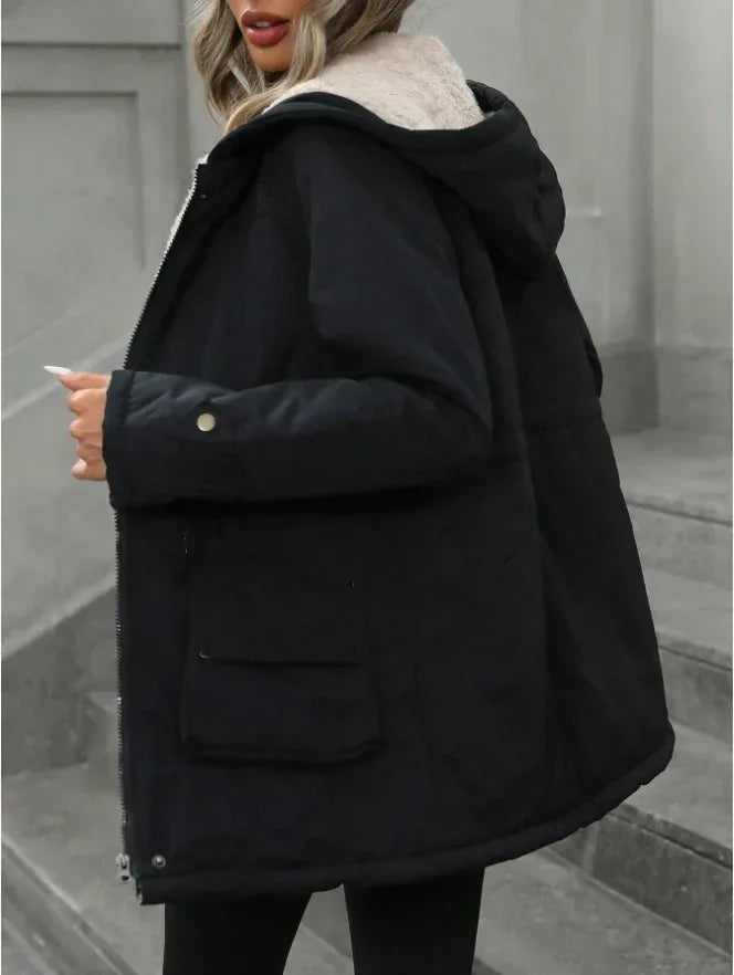Aveloria Fashion Hooded Zip-Up 2026 - Loose Casual Versatile Jacket - DanaFashionstore
