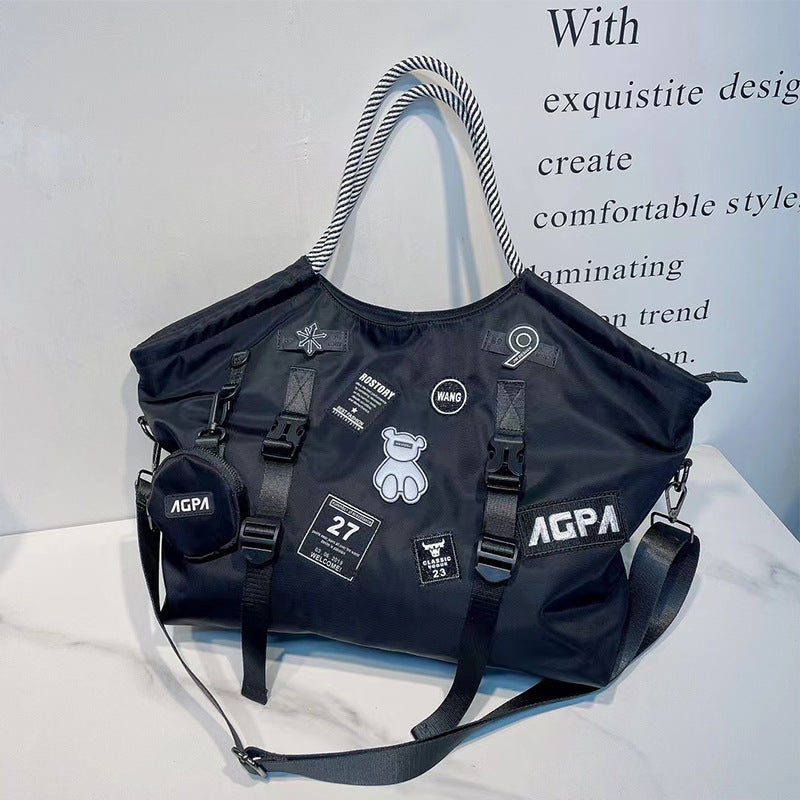 Casual Big Bag Waterproof Nylon Mesh Shoulder Bag - Dana Fashion