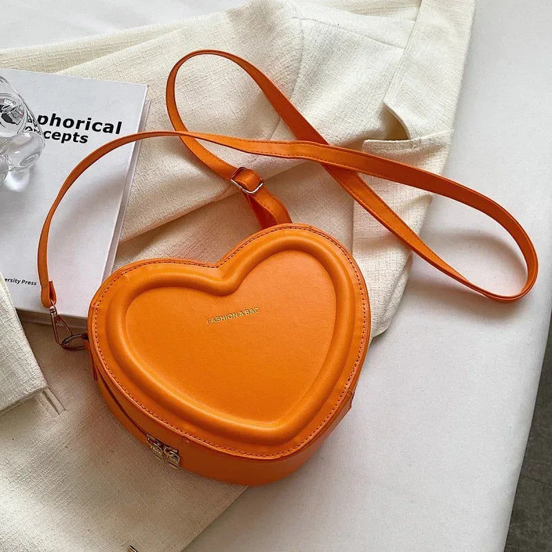 Fashion Heart Shaped Shoulder Messenger Bag - DanaFashionstore