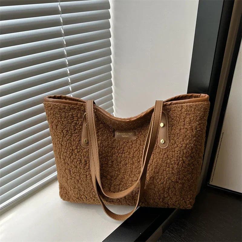 Fashionable Furry Versatile Shoulder Bag - DanaFashionstore