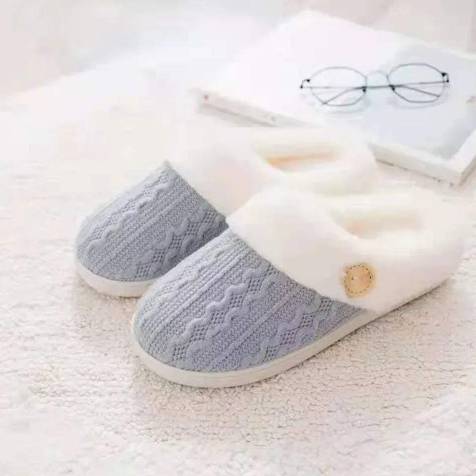 Slippers Confinement Shoes, Cotton Slippers European Size Wool Slippers - DanaFashionstore
