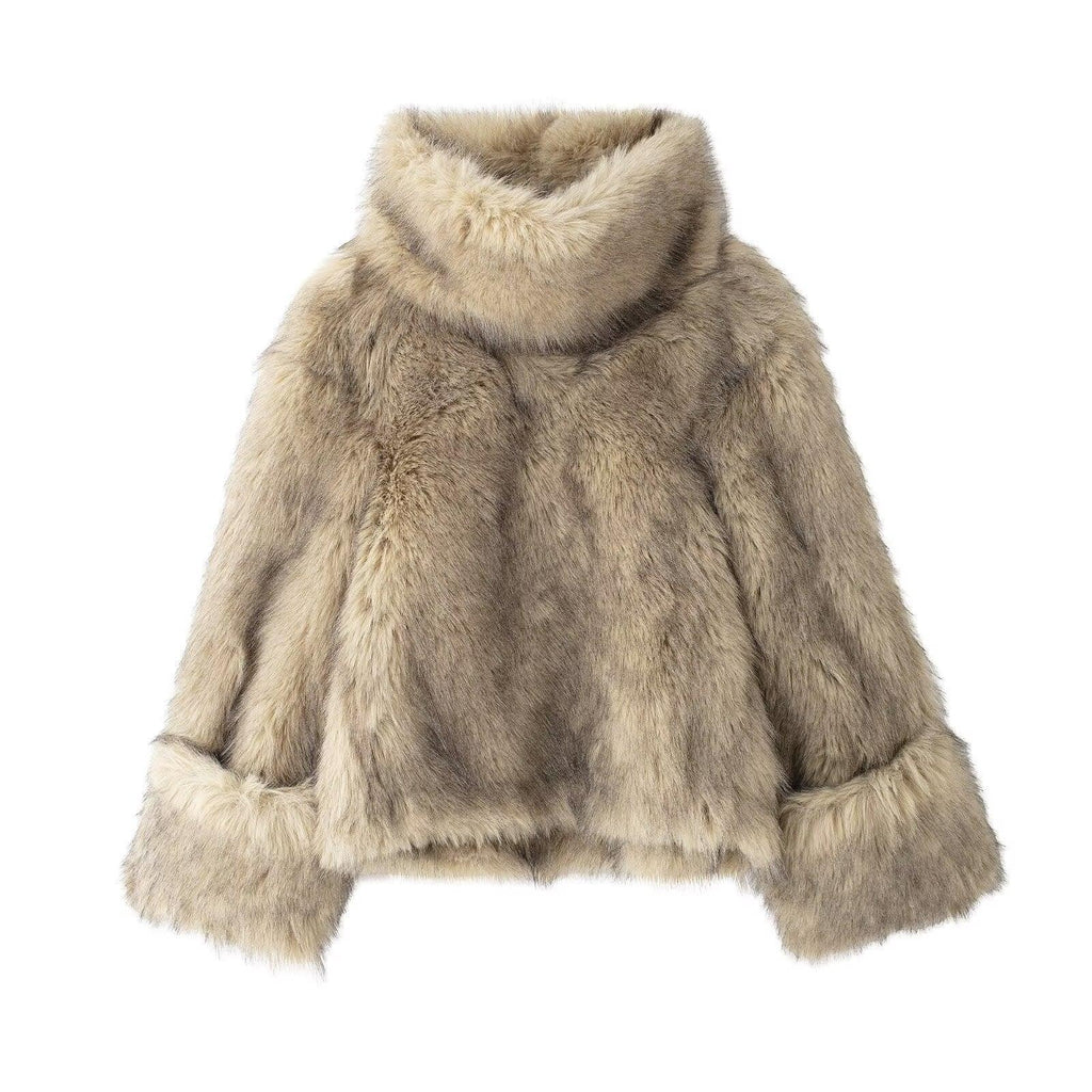 Women's Artificial Fur Fashion Baggy Coat 2026 - Oversized Winter Jacket - DanaFashionstore