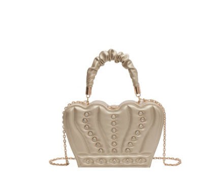 Crown Handbags High-grade Elegant Affordable Luxury Fashion Shoulder Messenger Bag - Dana Fashion