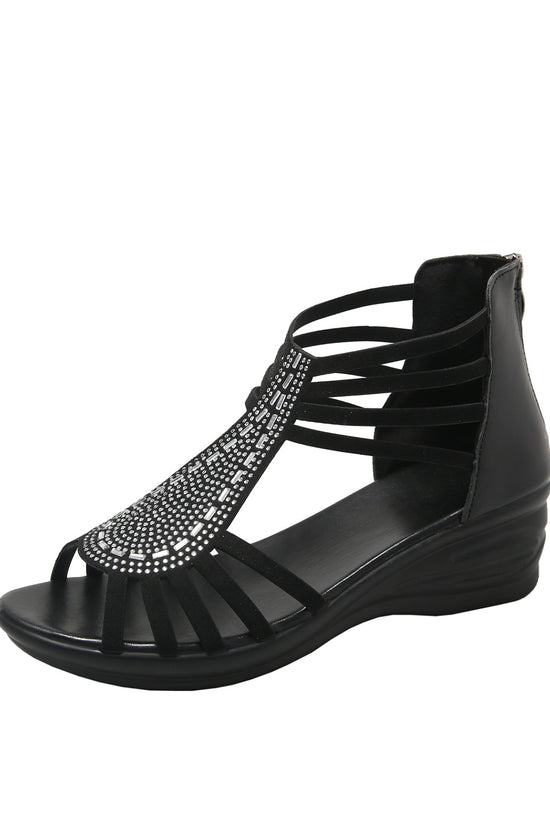 Soft Bottom Mom Fashion Outerwear Women's Wedge Shoes