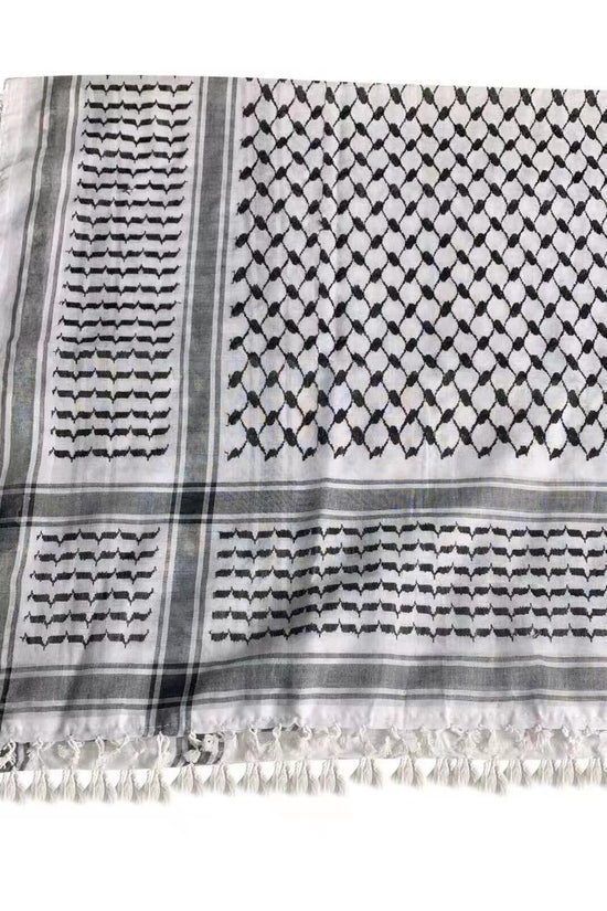 New Four-side Tassel Outdoor Tactics Headscarf
