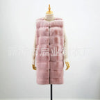Fur Long Vest Cotton-padded Coat - DanaFashionstore
