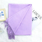 Annual Meeting Warm Cashmere Tassel Scarf - DanaFashionstore