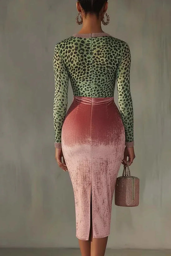 Shiny, Stretchy Velvet Bodycon High-waist Mermaid Skirt - DanaFashionstore