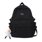 School Season New Fashion Backpack Fresh Middle School Students Korean Casual Solid Color Backpack - DanaFashionstore