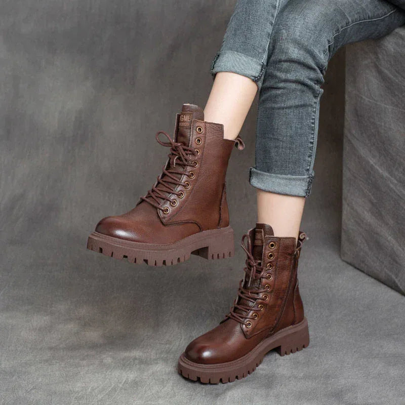 Martin Boots Women's British Style Short Boots - DanaFashionstore