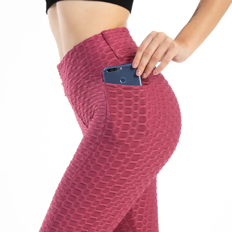 Fitness Yoga Pants Women Leggings With Pocket Running Sports - DanaFashionstore