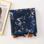 All-matching Tassel Decorative Shawl Cotton And Linen Feel Scarf - DanaFashionstore
