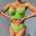 Underwear Mesh Gathered See-Through Comfortable Women's Suit - DanaFashionstore