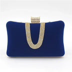 Suede European And American Food Bag U-shaped Diamond - DanaFashionstore