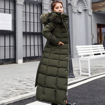 Army Green With Fur Collar
