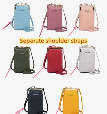 Fashion Lychee Pattern Solid Color Diagonal Shoulder Bag - DanaFashionstore