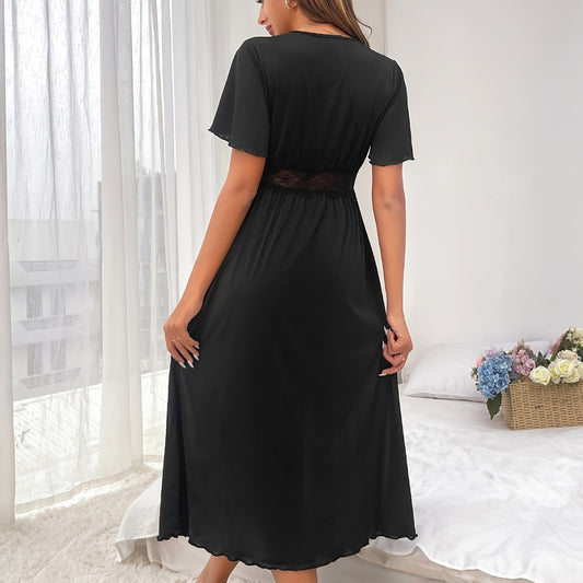 Ladies Fashion Summer New Solid Color Dress - Dana Fashion