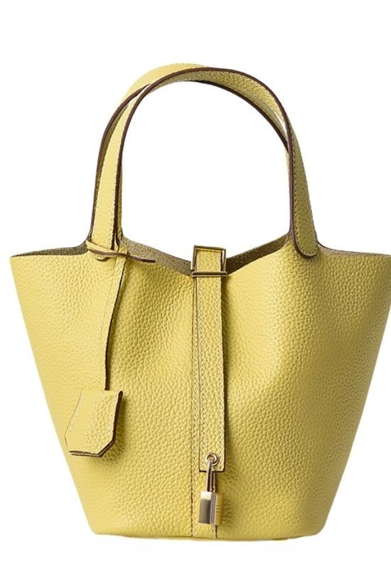 Basket Bag Palm Purple Blue Powder Yellow Ash Black White - Dana Fashion