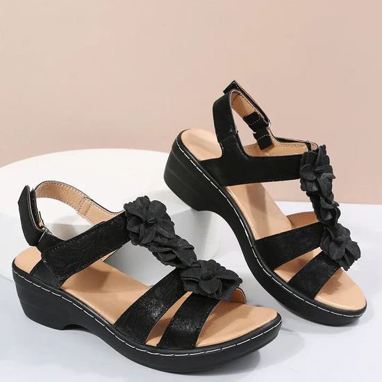 Fish Toe Sandals With Hollow Wedges - DanaFashionstore