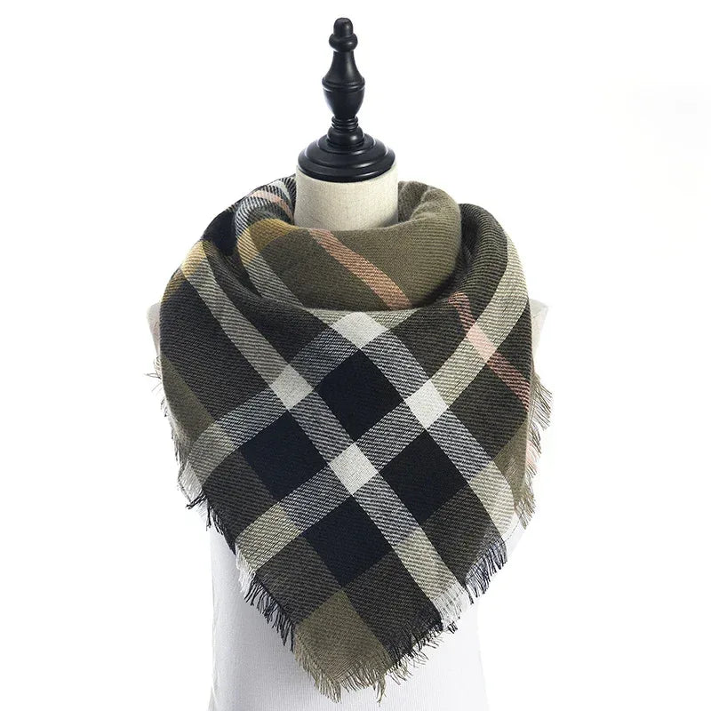 Women's Cashmere-like Plus-sized Double-sided Qicaigei Scarf Shawl - DanaFashionstore