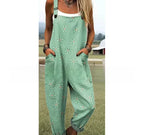 Digital 3D Print Button Suspenders 2026 - Casual Trousers Jumpsuit - DanaFashionstore