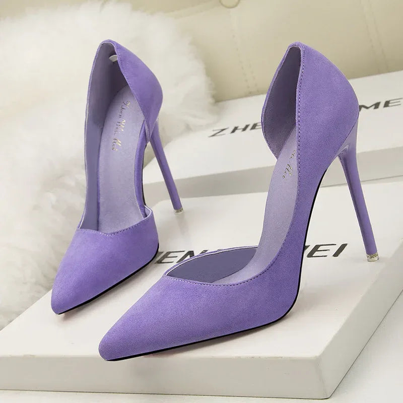 Women's Low-cut Pointed-toe Side Hollow-out Shoes - DanaFashionstore