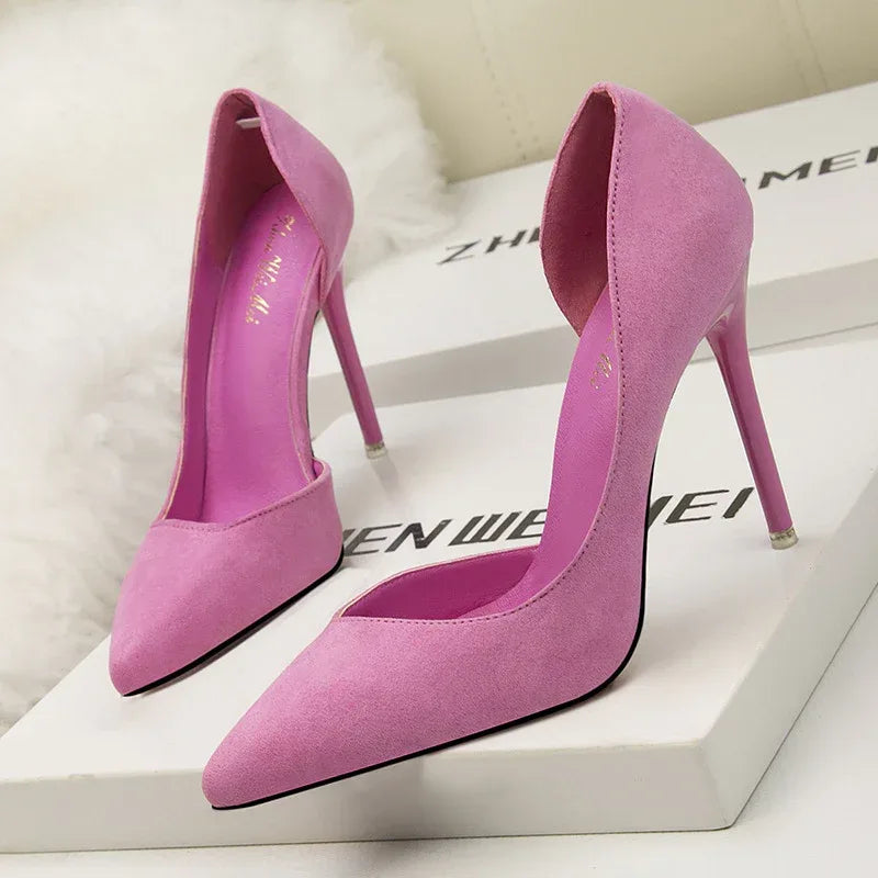 Women's Low-cut Pointed-toe Side Hollow-out Shoes - DanaFashionstore