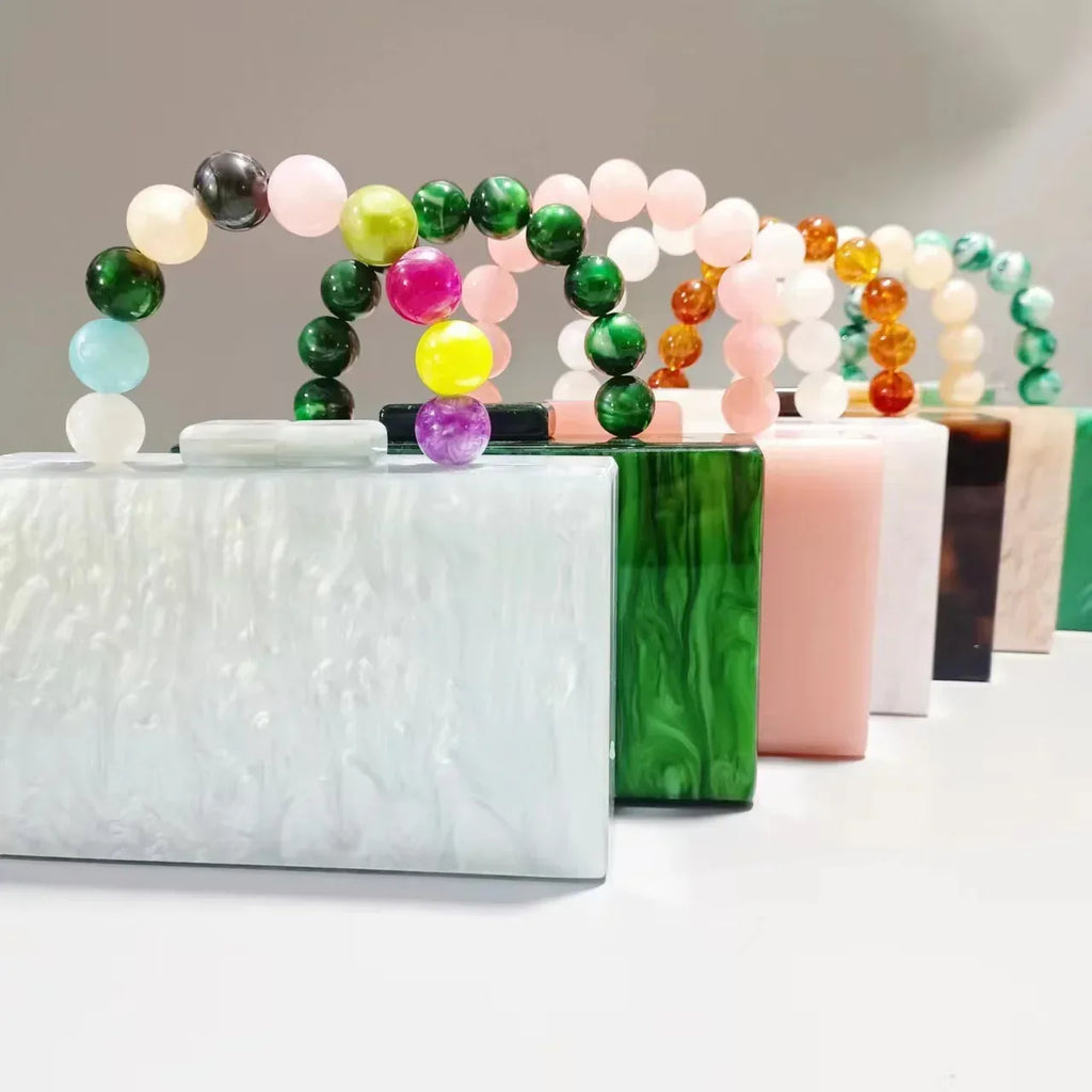 Women's Fashion Pearlescent Acrylic Evening Bag - DanaFashionstore