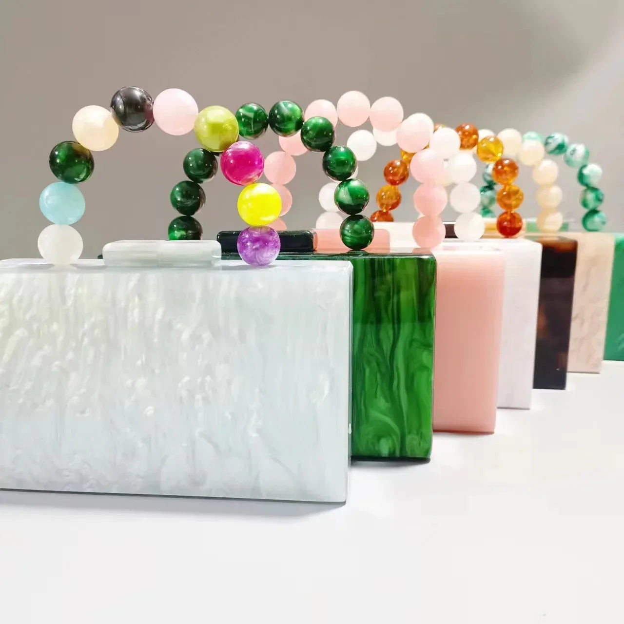 Women's Fashion Pearlescent Acrylic Evening Bag - DanaFashionstore