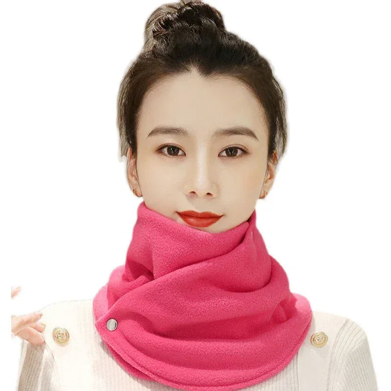 Women's Warm Plush Scarf Ins Cute And Versatile - DanaFashionstore