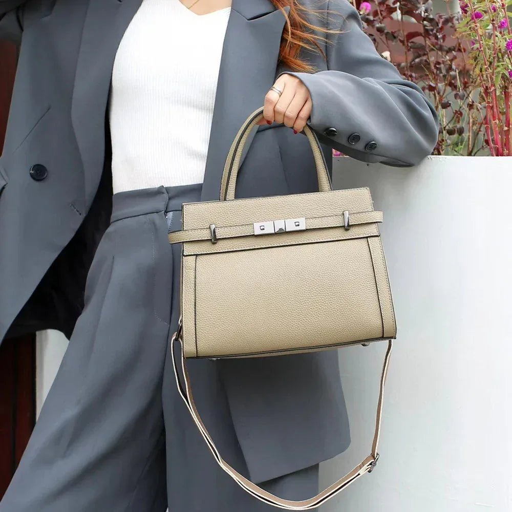 High-Grade Small Square Genuine Leather All-match Shoulder Bag - DanaFashionstore