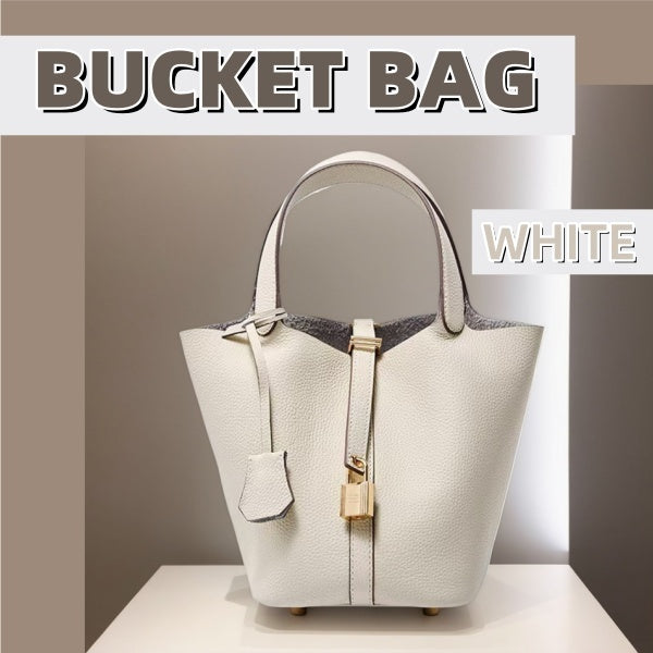 Basket Bag Palm Purple Blue Powder Yellow Ash Black White - Dana Fashion
