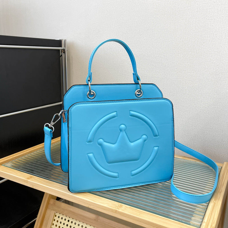 Women's Shoulder Bag Embossed Simple Cross-border PU Soft Leather Textured - Dana Fashion
