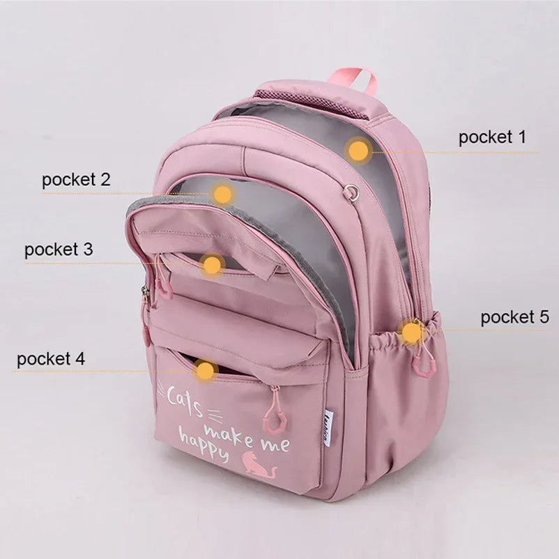 Women's Fashion Simple Large Capacity Lightweight Backpack - DanaFashionstore