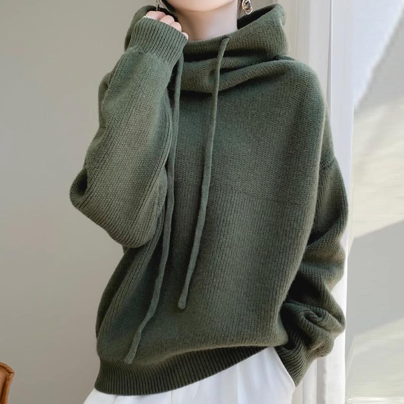 Women's Sweater Thicken Lazy Style All-match Long-sleeved Autumn Winter Warm Casual Sweater For Women - DanaFashionstore