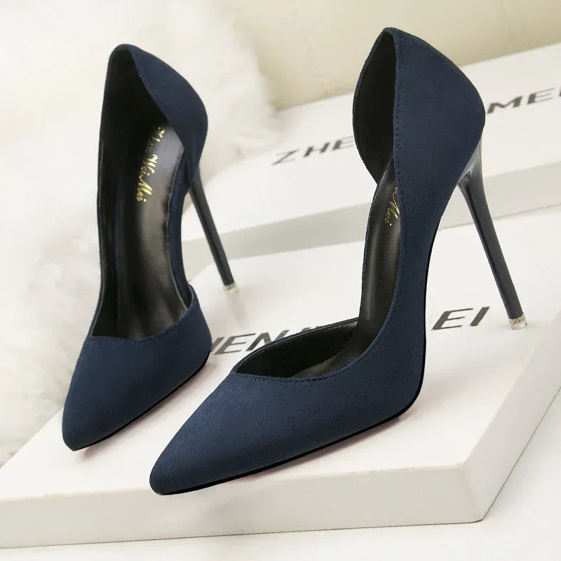 Women's Low-cut Pointed-toe Side Hollow-out Shoes - DanaFashionstore