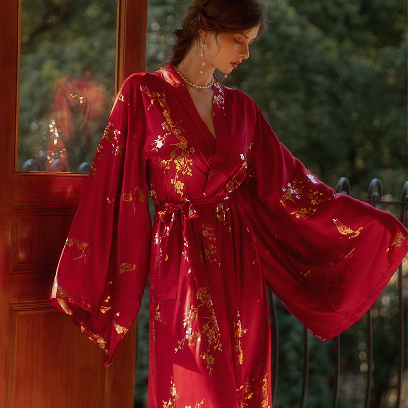 Women's Feather Nightgown Wedding - Dana Fashion