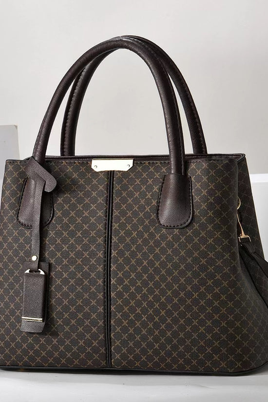 New Printed Tote Portable Shoulder Crossbody Women's Bag Middle-aged Lady Mother High Sense