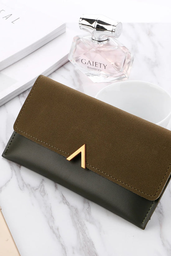 Frosted Color Matching 30 Off Long Ladies Wallet - DanaFashionstore