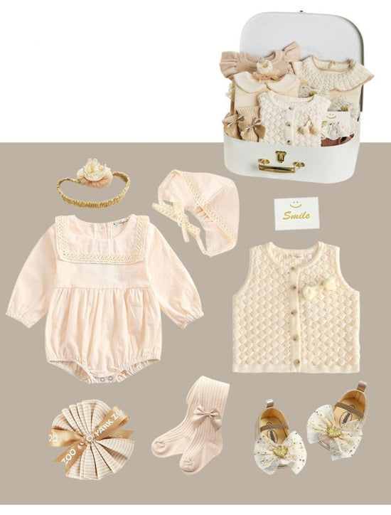 Babies' One-year-old Hand-held Hundred Days Dress Supplies $136.76 Dana Fashion style: 3 Style Size: 66cm Baby Clothing Product information: Fabric: Pure cotton (100%) Style: princess Applicable gender: female Clothing placket: single-breasted Number of p