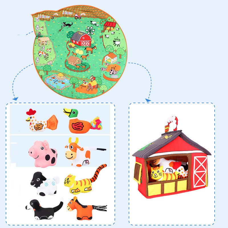 Baby Baby Play Blanket Early Education Animal Toys $173.19 Dana Fashion style: Farm game blanket Toys & Hobbies Product information: Ability training: emotion, vision, intellectual development, crawling, hands-on brain, grasping, senses, hand-eye coordina