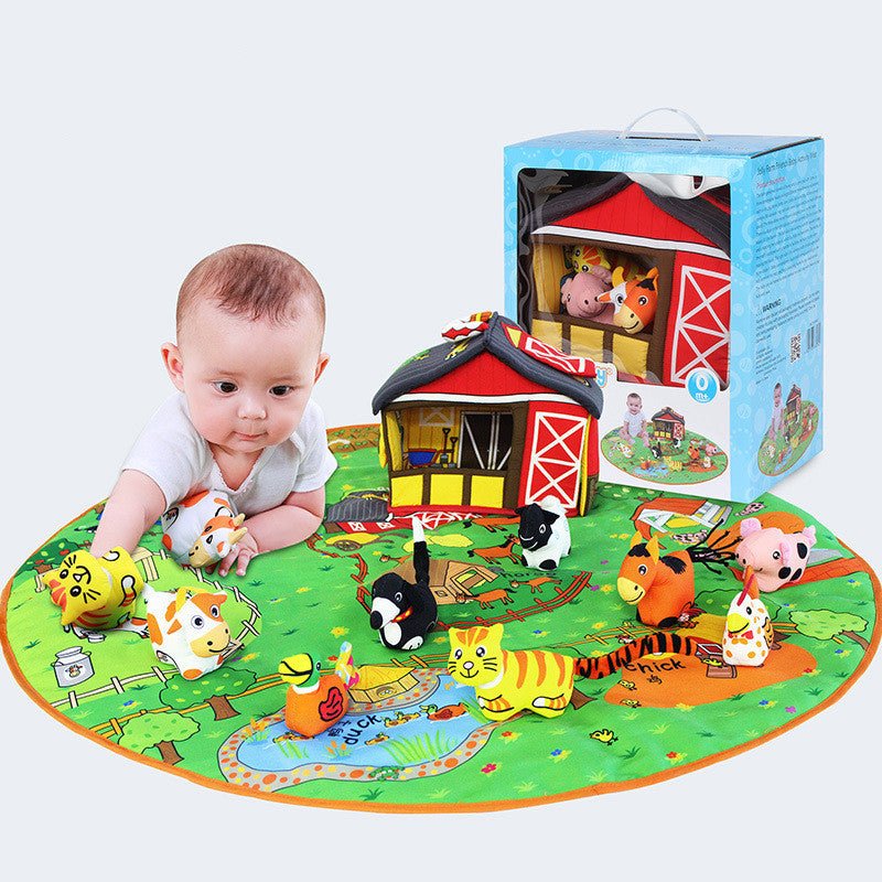 Baby Baby Play Blanket Early Education Animal Toys $173.19 Dana Fashion style: Farm game blanket Toys & Hobbies Product information: Ability training: emotion, vision, intellectual development, crawling, hands-on brain, grasping, senses, hand-eye coordina