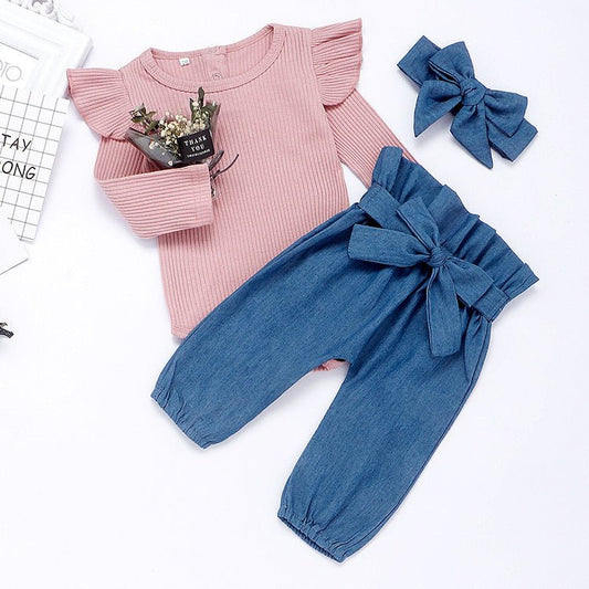 Baby bag hip one-piece suit $19.50 Dana Fashion Color: Pink Size: 100cm Baby Clothing Sleeve length: long sleeve Hooded or not: not hooded Main fabric composition: cotton Main fabric ingredient content: 95 (%) Security level: Class B Closed style: pullove